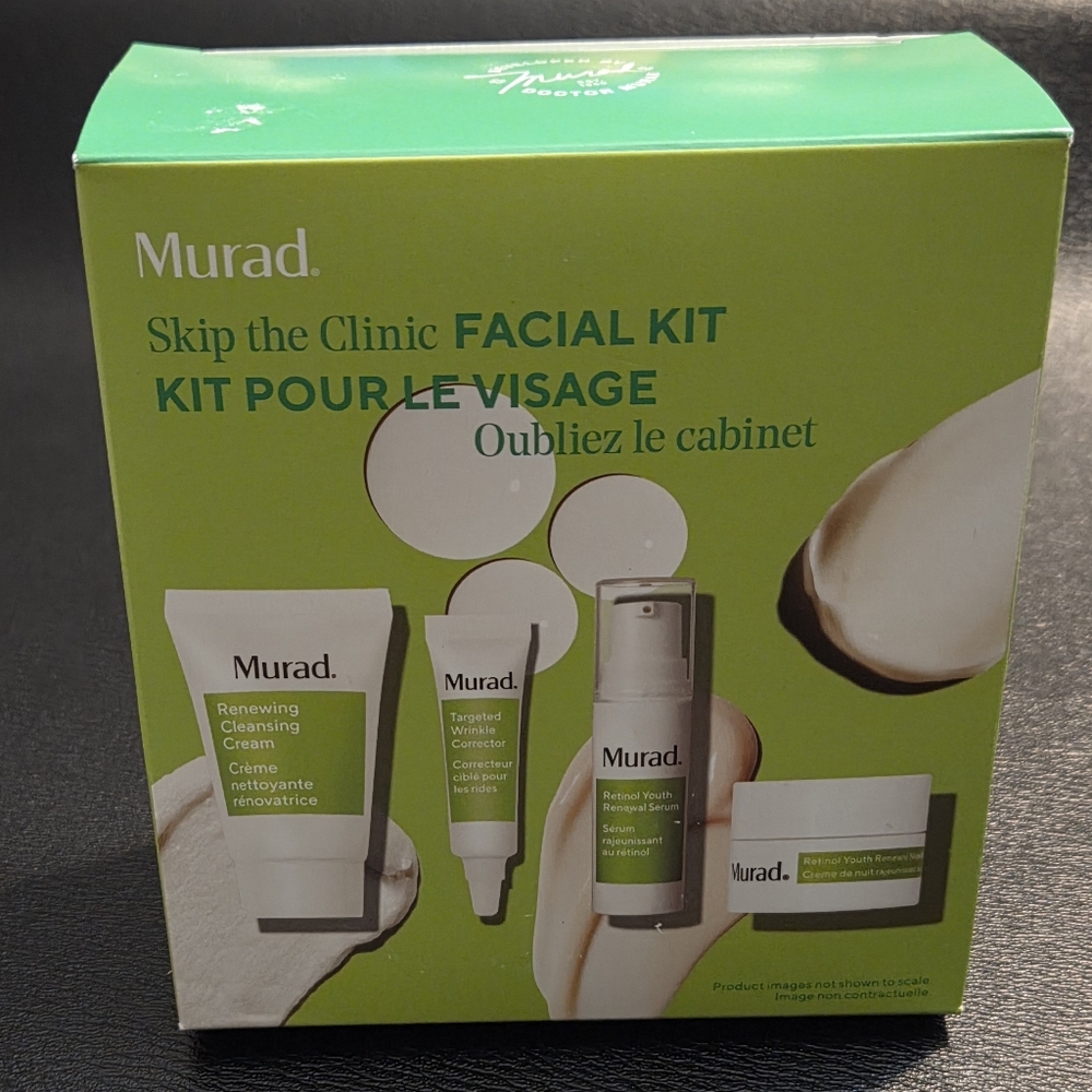 🎁Murad Skip The Clinic Facial Kit with Retinol